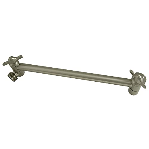 Kingston Brass K153A8 Plumbing Parts 10 Hi-Lo Adjustable Shower Arm, Satin Nickel/Brass/Antique Brass