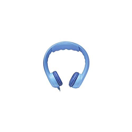 Casafoyer Flex-Phones Indestructible Foam Headphones, Blue | (2 Units)
