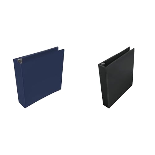 Casafoyer Stackable & Polypropylene Round Ring View Binder Combo Kit for Organized School or Office Use