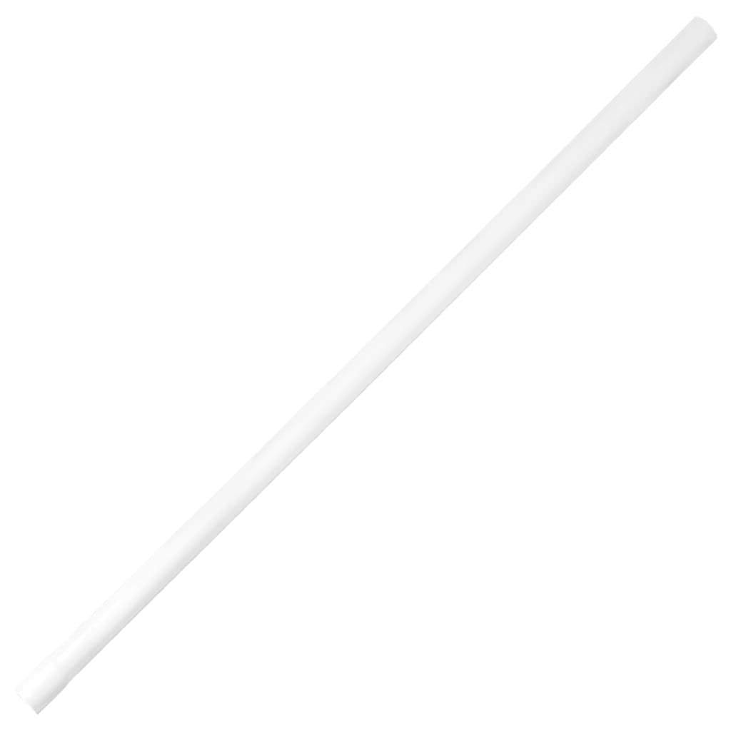Vidaxl Cable Management Trunking - White Pvc Cord Hider Raceway, Customizable And Paintable For Office/Home Wire Concealment