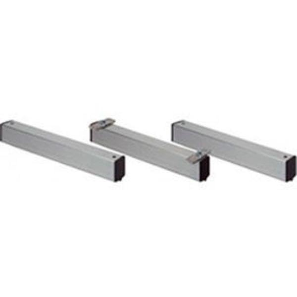 Three skates for Floor Track Systems, (1) with frift resister, includes (1) wing kit, aluminum, NSF approved