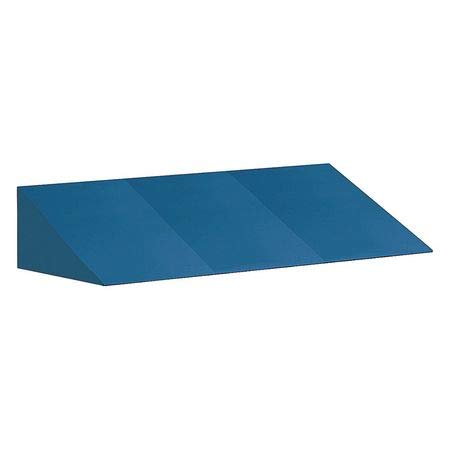 Sloping Hood - for up to (3) 15 Inch Wide and 18 Inch Deep Metal Lockers  - Blue