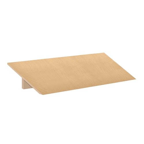 Sloping Hood - for 18 Inches Wide - 18 Inch Deep Designer Wood Locker - 3 Wide - Maple