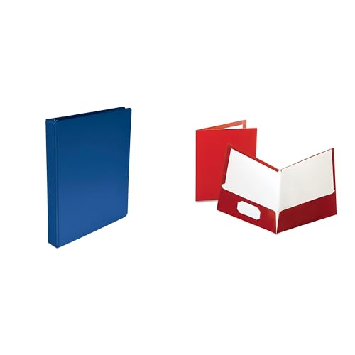 Casafoyer Polypropylene Round Ring Binder & Laminated Portfolio Combo Kit for Organized Presentations and Office Use