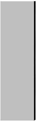 Double End Side Panel - for 6 Feet High - 18 Inch Deep Designer Wood Locker - without Sloping Hood - Gray
