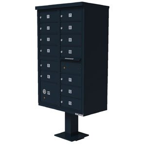 1570 13 Door Cluster Box Unit (CBU)  , Black