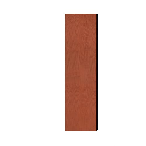 Double End Side Panel - for 5 Feet High - 15 Inch Deep Designer Wood Locker - without Sloping Hood - Cherry