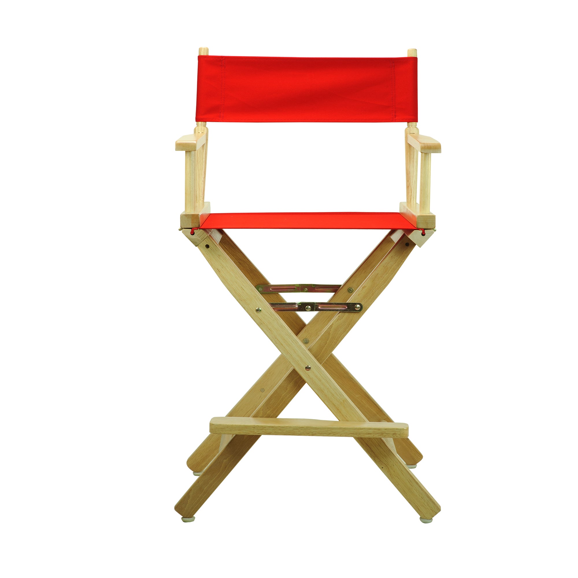 24' Director'S Chair Natural Frame-Red Canvas