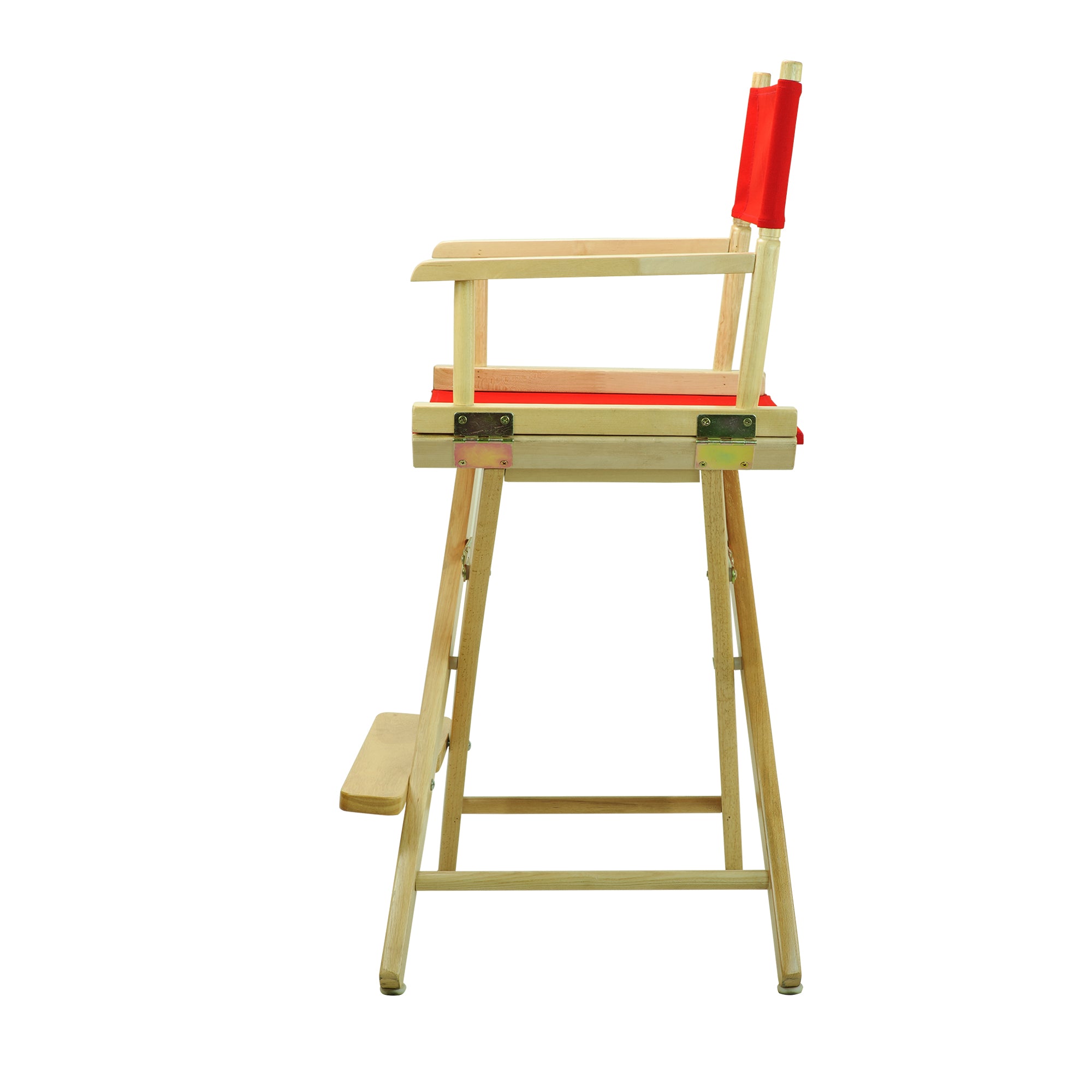 24' Director'S Chair Natural Frame-Red Canvas