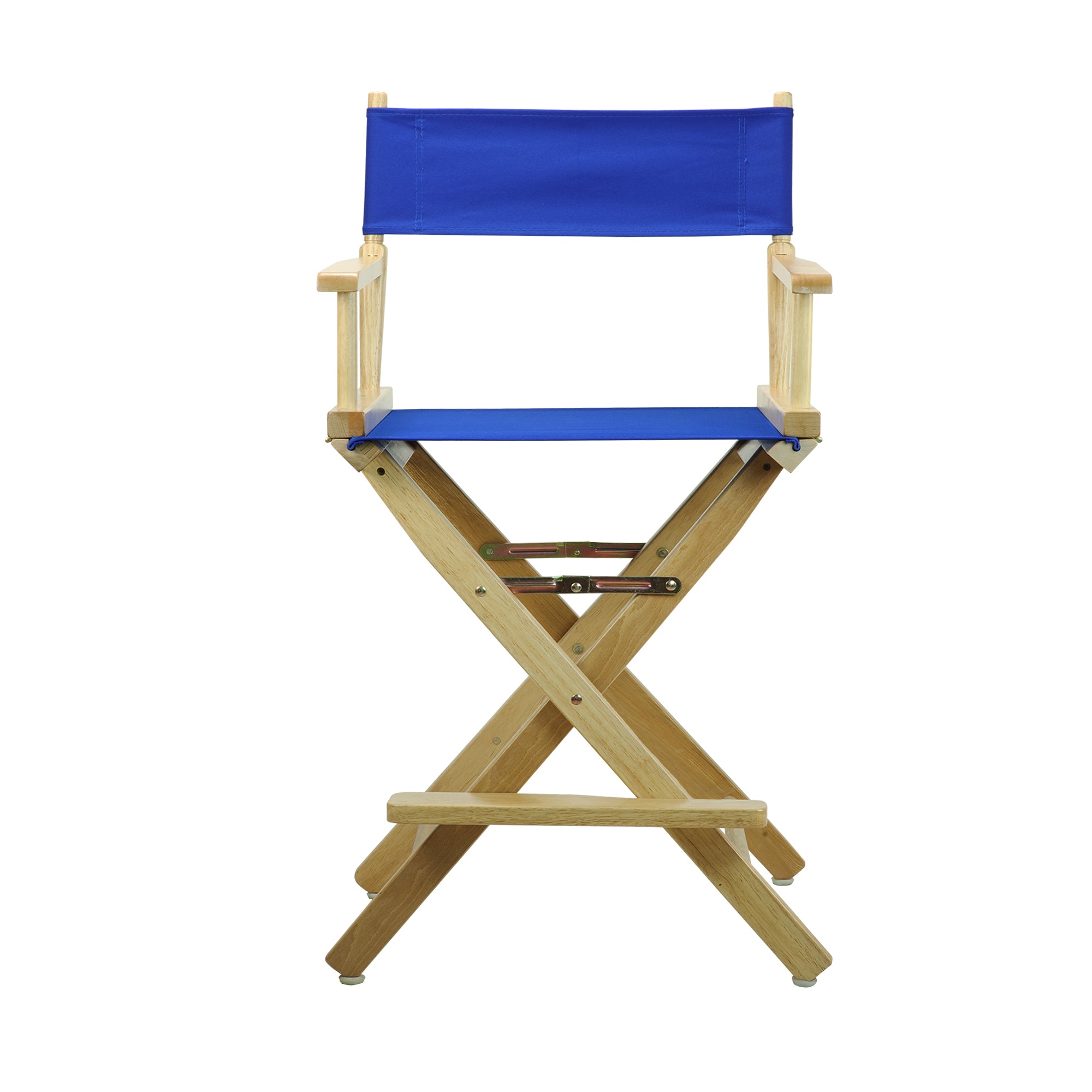 24' Director'S Chair Natural Frame-Royal Blue Canvas