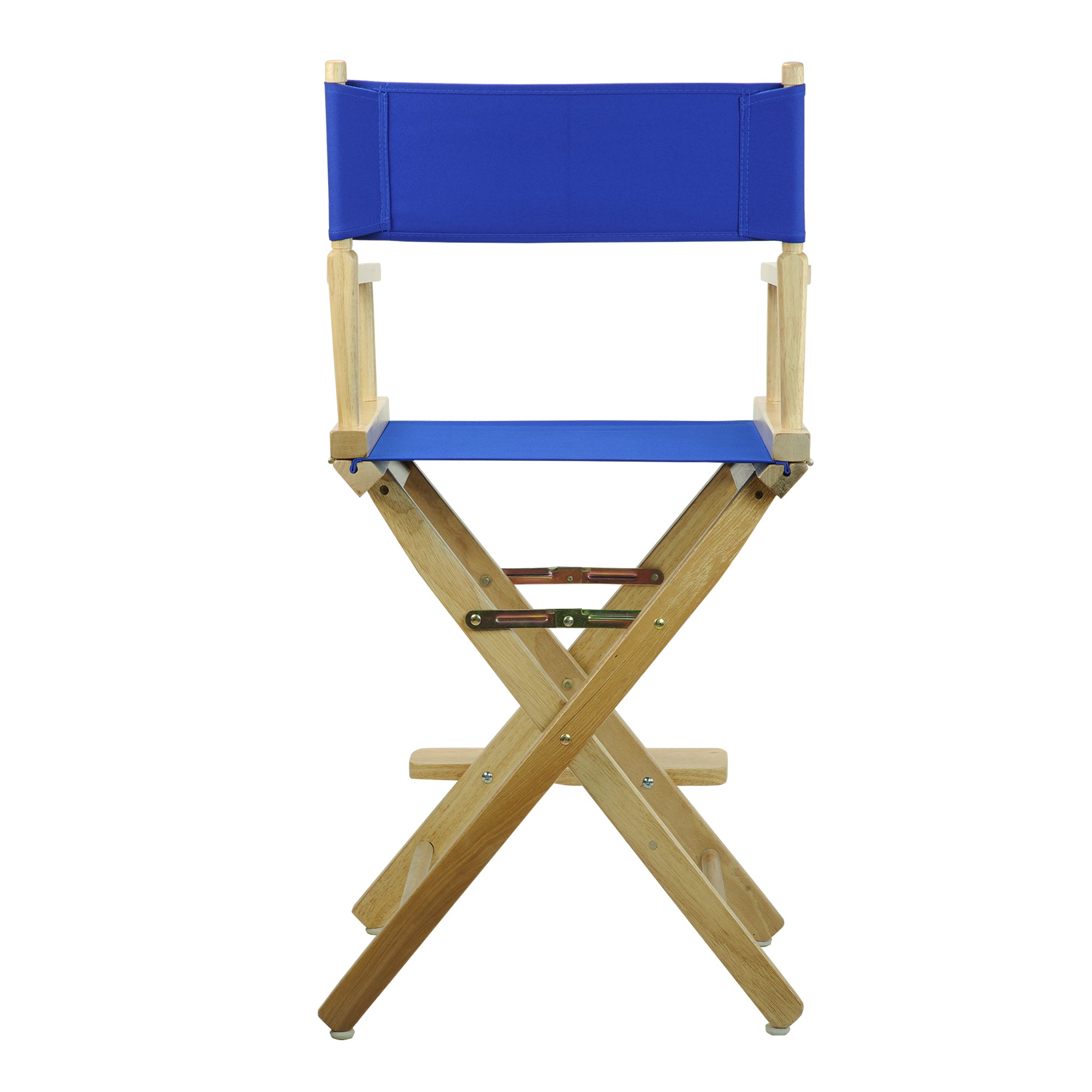 24' Director'S Chair Natural Frame-Royal Blue Canvas