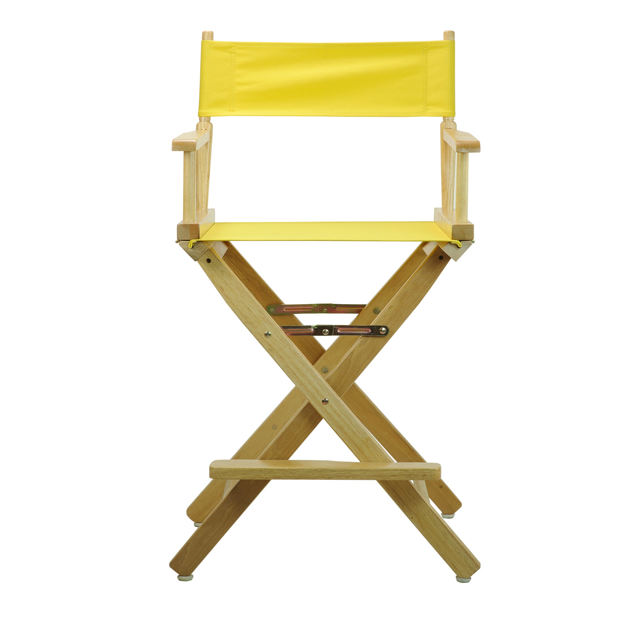 24' Director'S Chair Natural Frame-Yellow Canvas