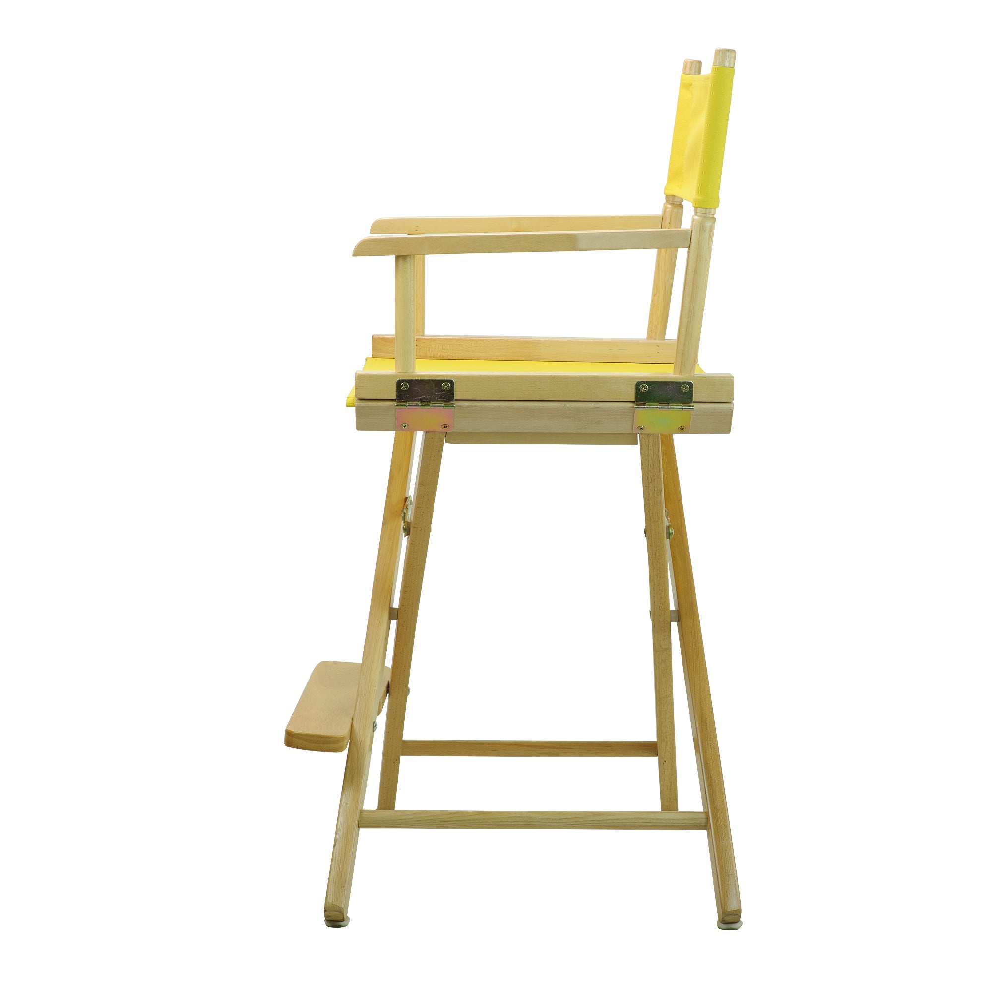 24' Director'S Chair Natural Frame-Yellow Canvas