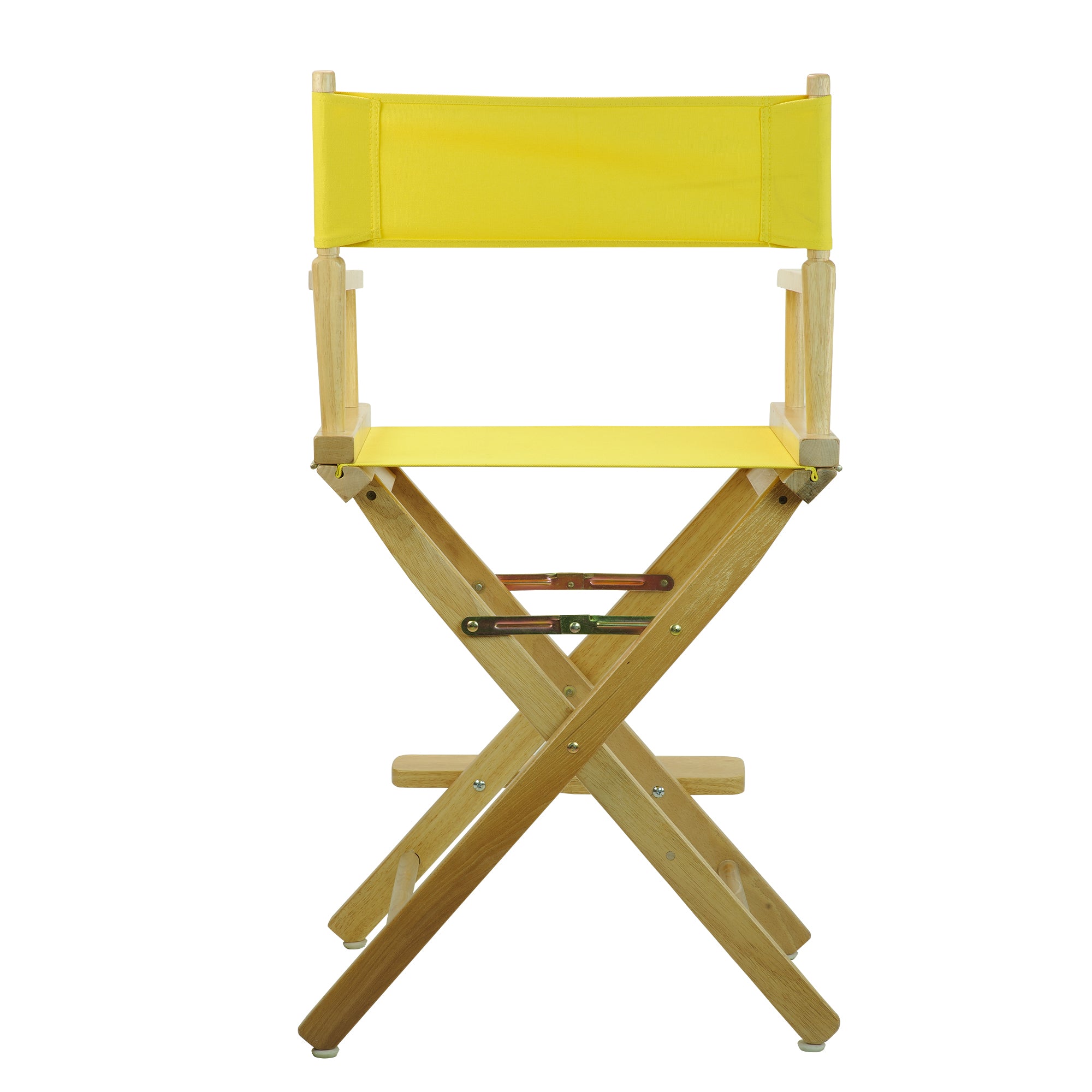 24' Director'S Chair Natural Frame-Yellow Canvas