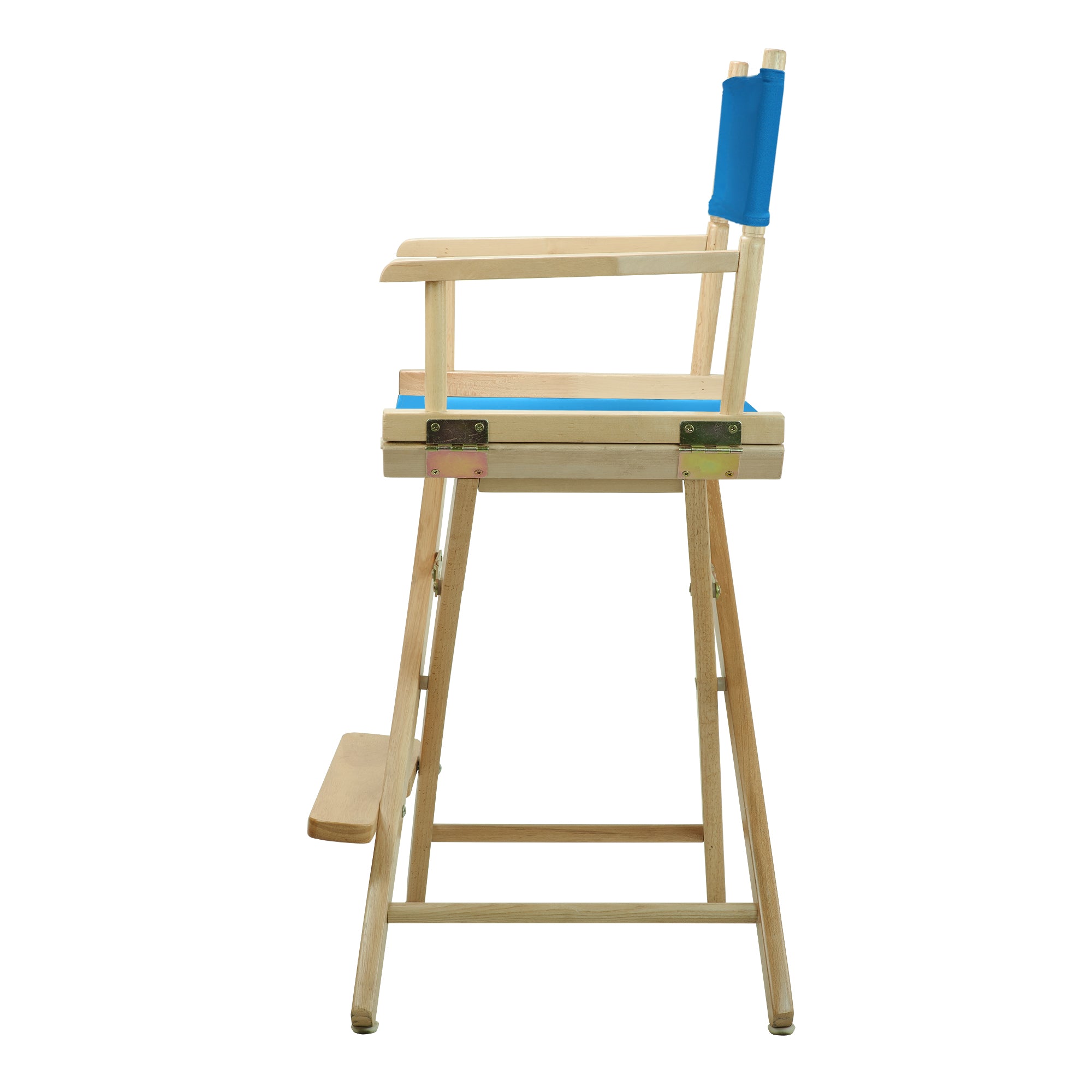 24' Director'S Chair Natural Frame-Turquoise Canvas