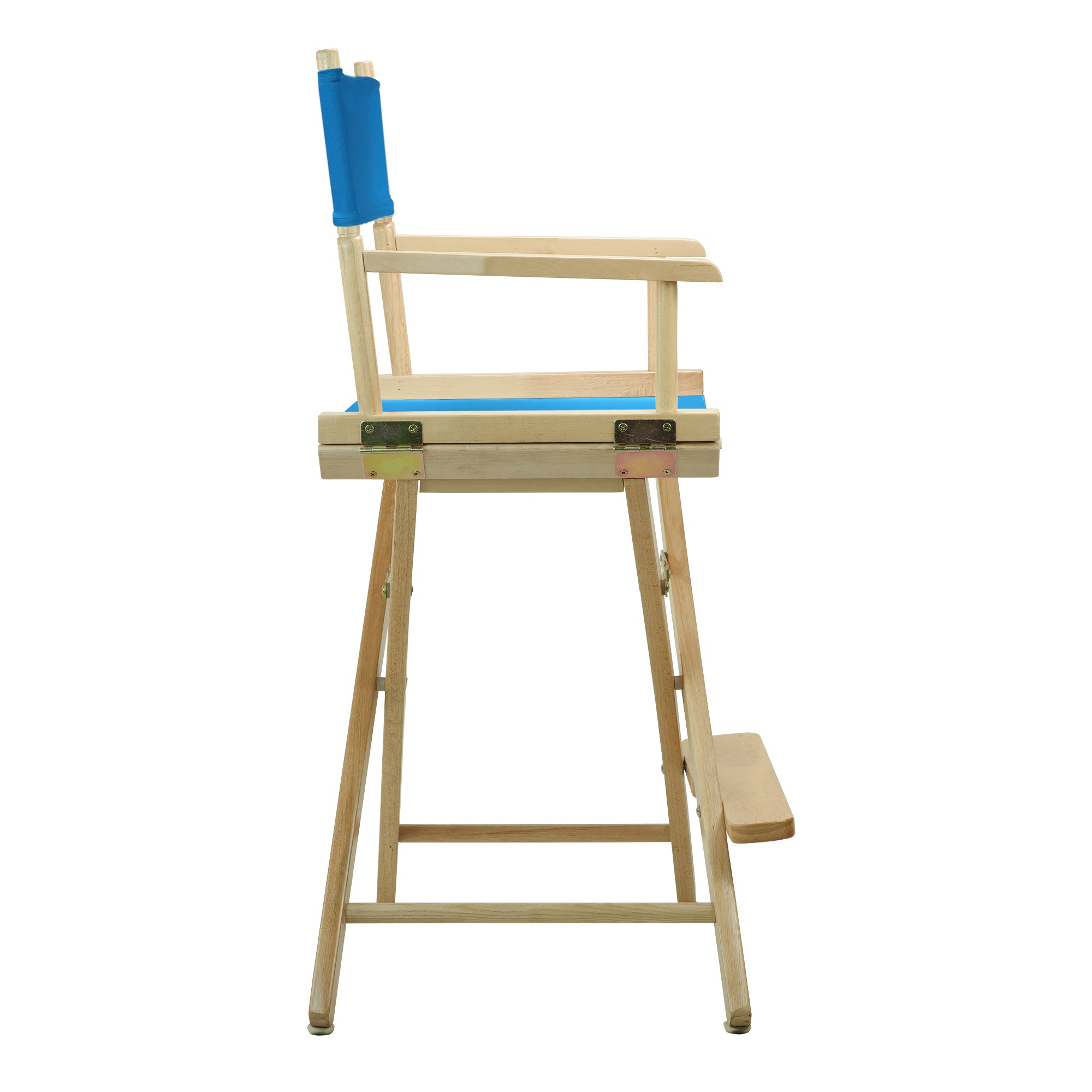 24' Director'S Chair Natural Frame-Turquoise Canvas