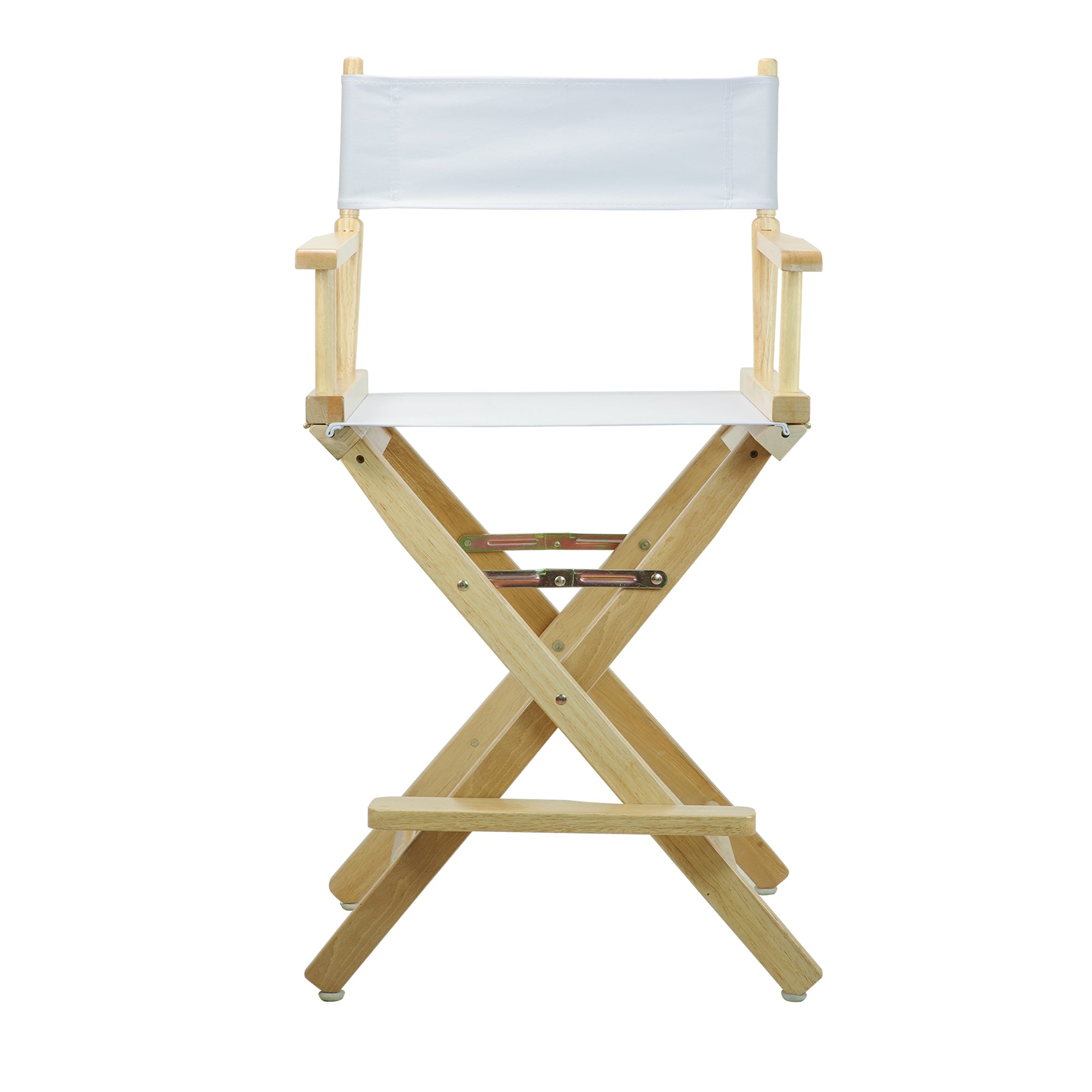 24' Director'S Chair Natural Frame-White Canvas