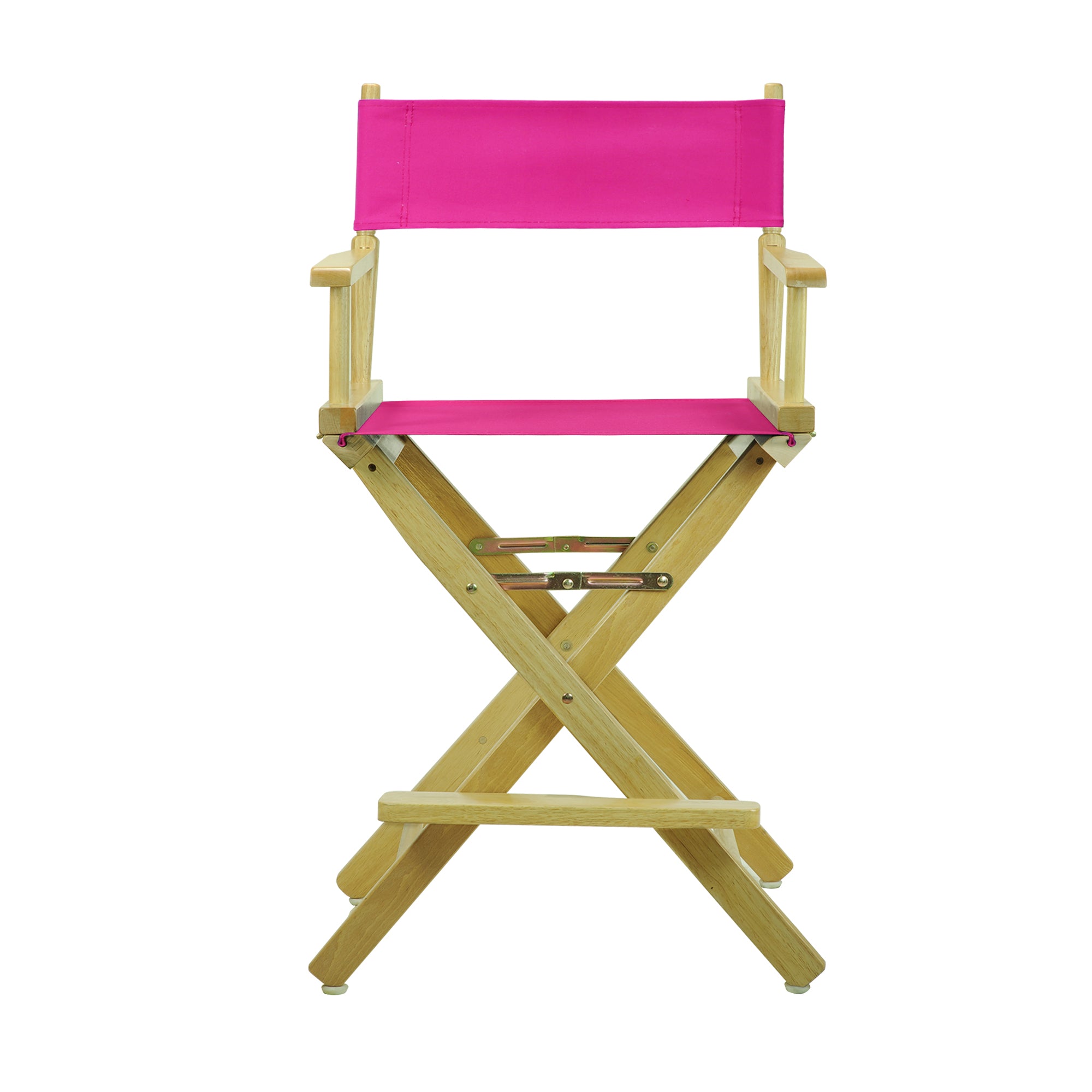24' Director'S Chair Natural Frame-Magenta Canvas