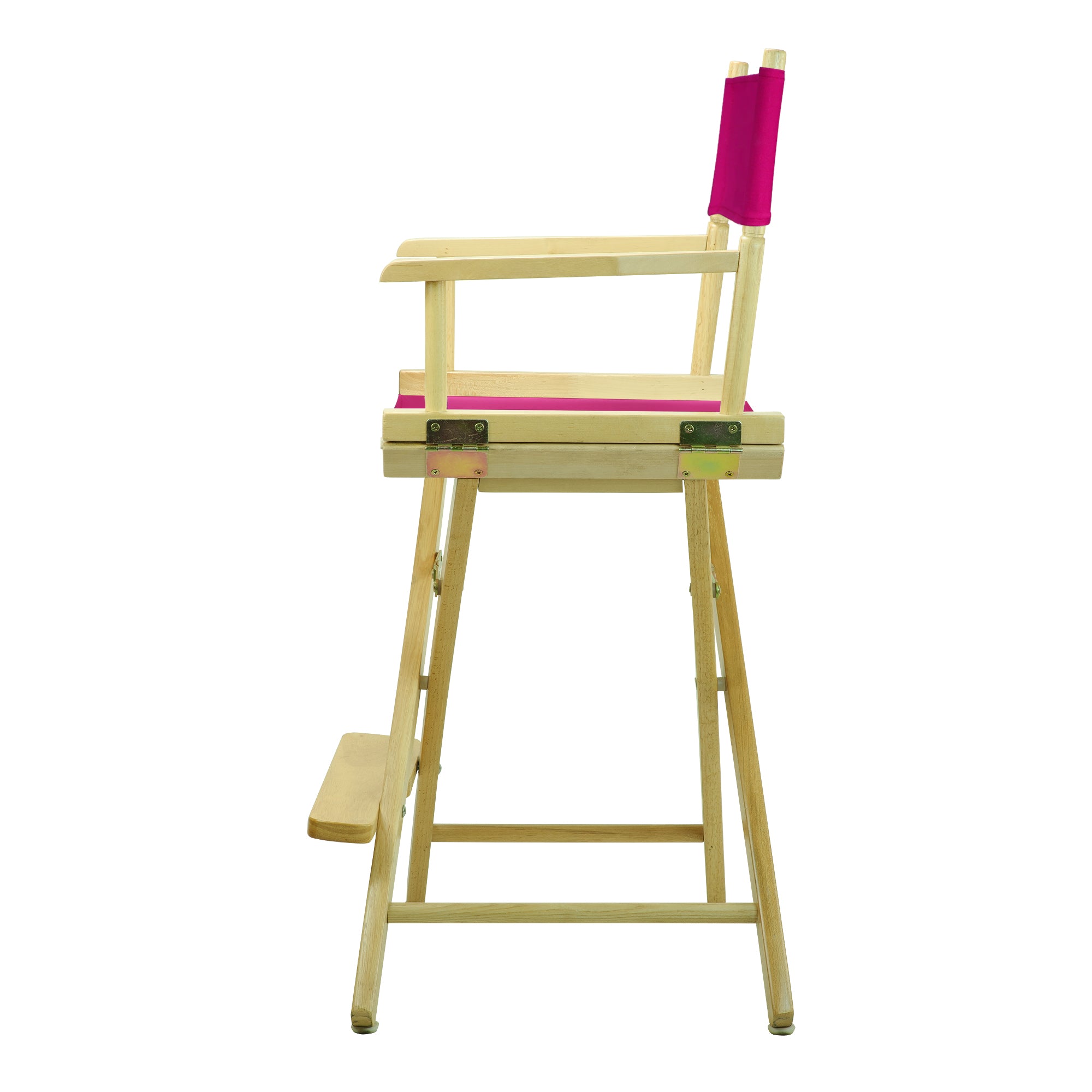 24' Director'S Chair Natural Frame-Magenta Canvas