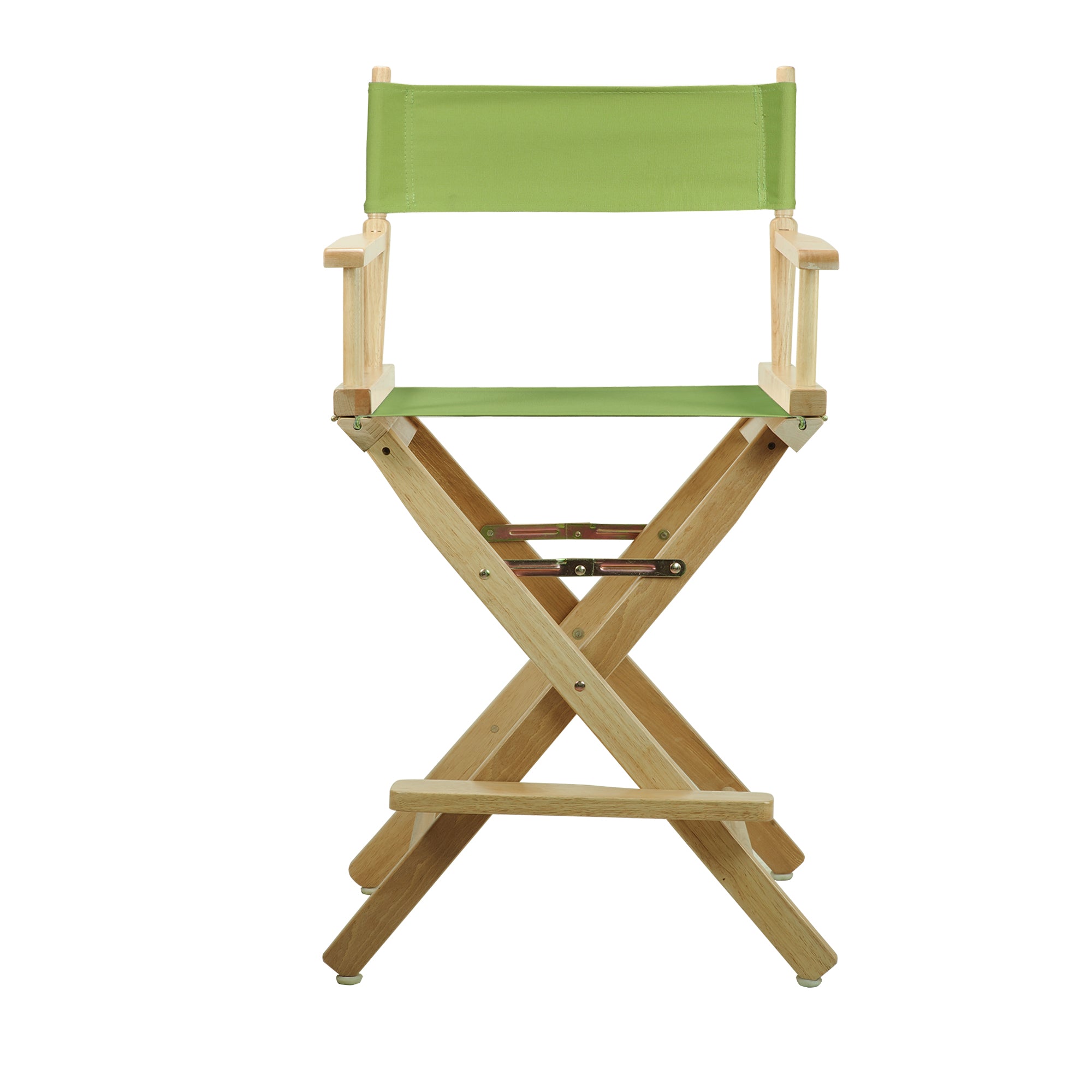 24' Director'S Chair Natural Frame-Lime Green Canvas