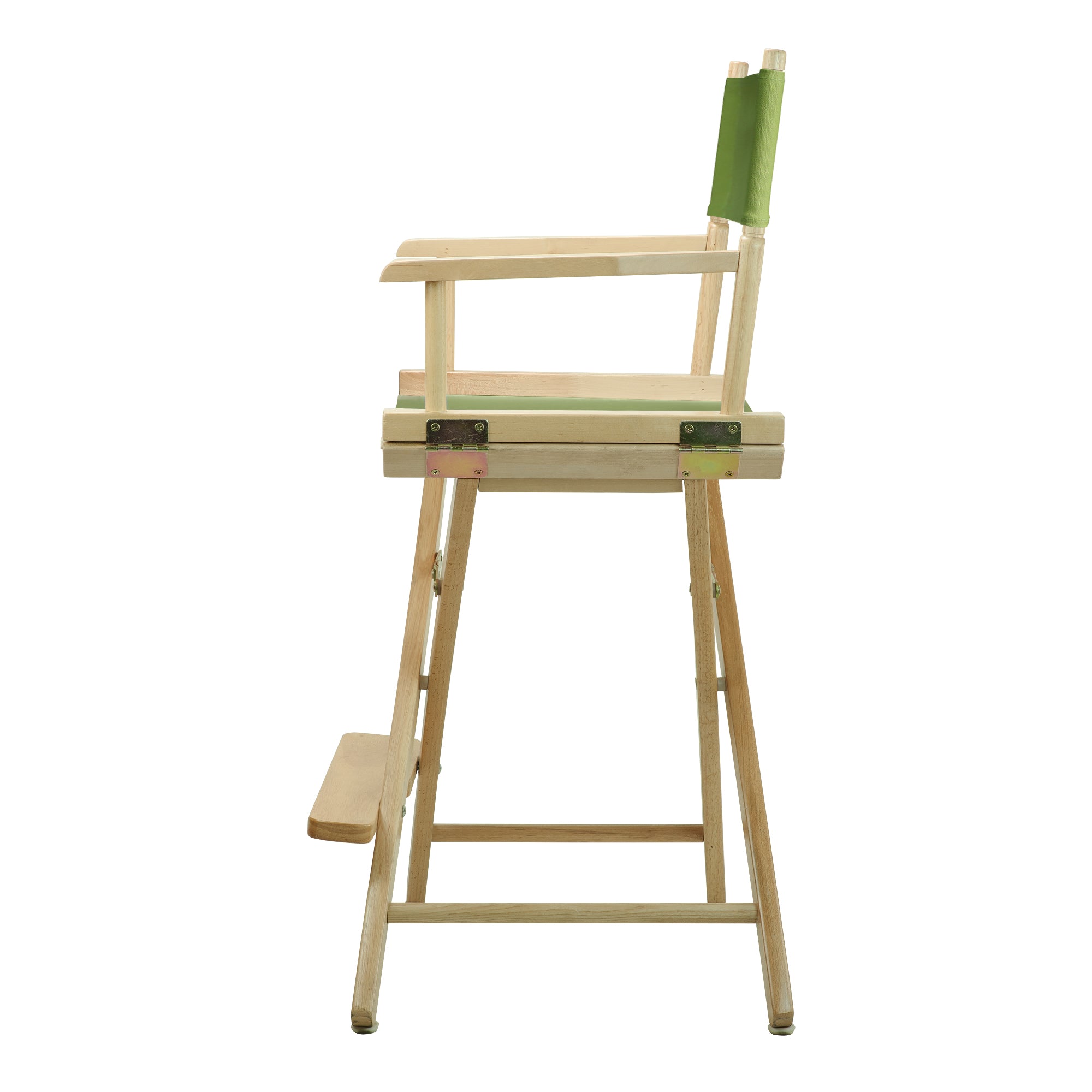 24' Director'S Chair Natural Frame-Lime Green Canvas