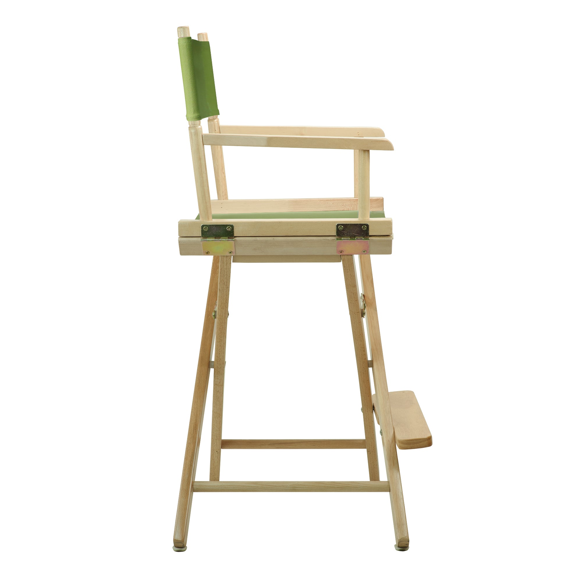 24' Director'S Chair Natural Frame-Lime Green Canvas