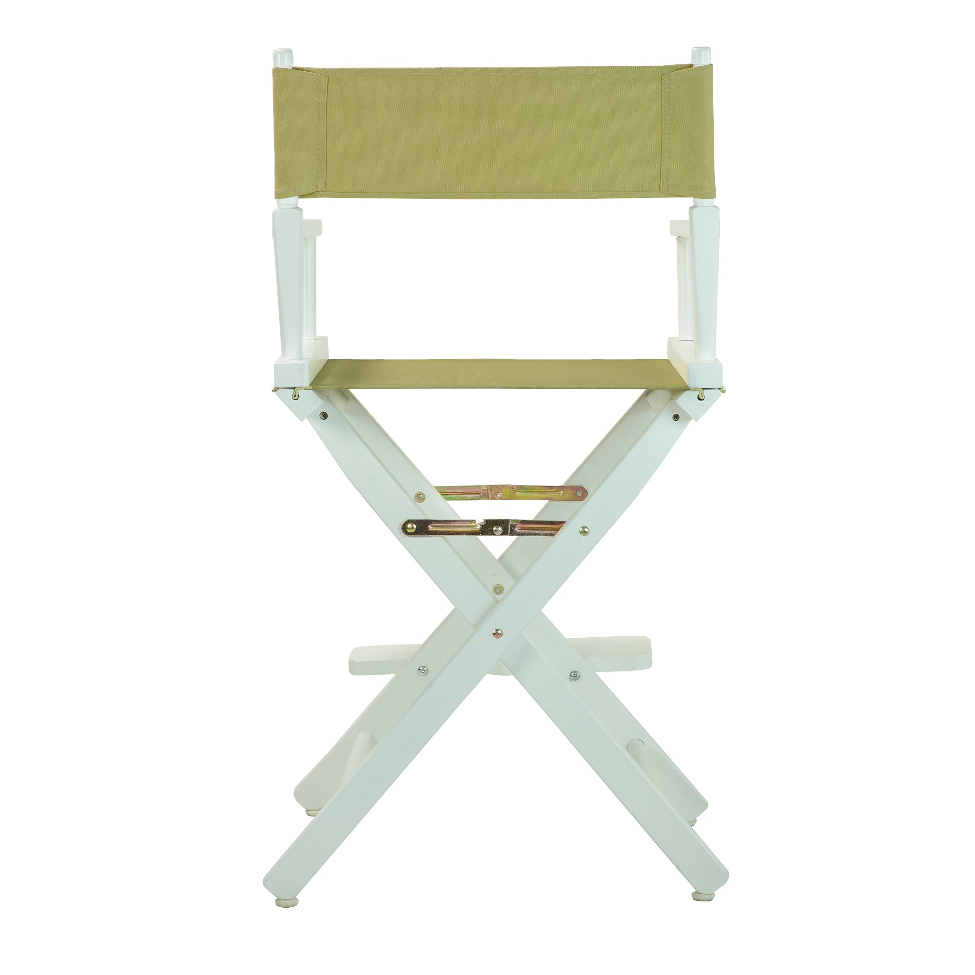 24' Director'S Chair White Frame-Olive Canvas