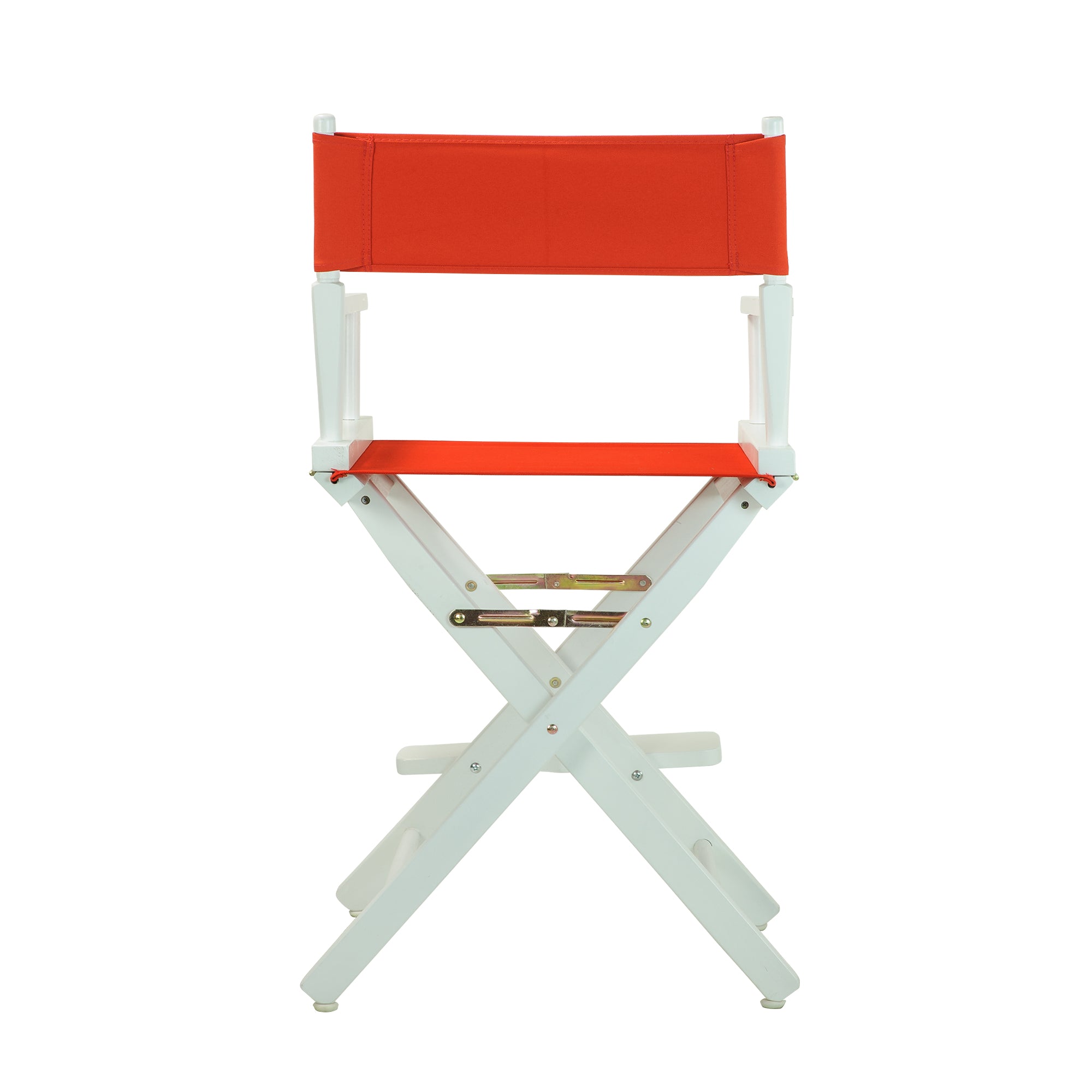 24' Director'S Chair White Frame-Red Canvas