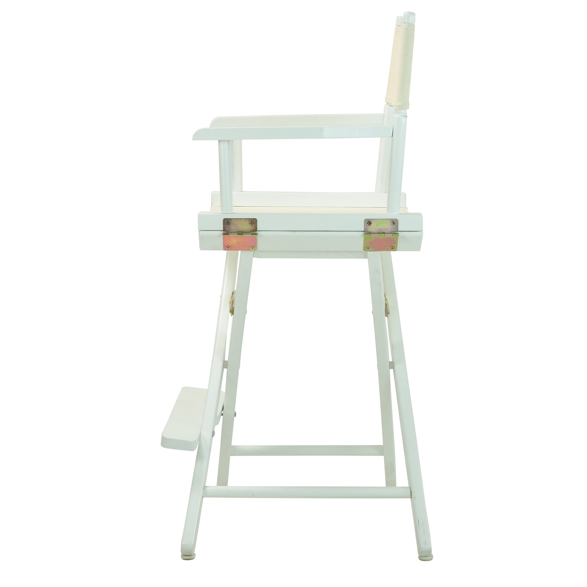 24' Director'S Chair White Frame-Natural/Wheat Canvas