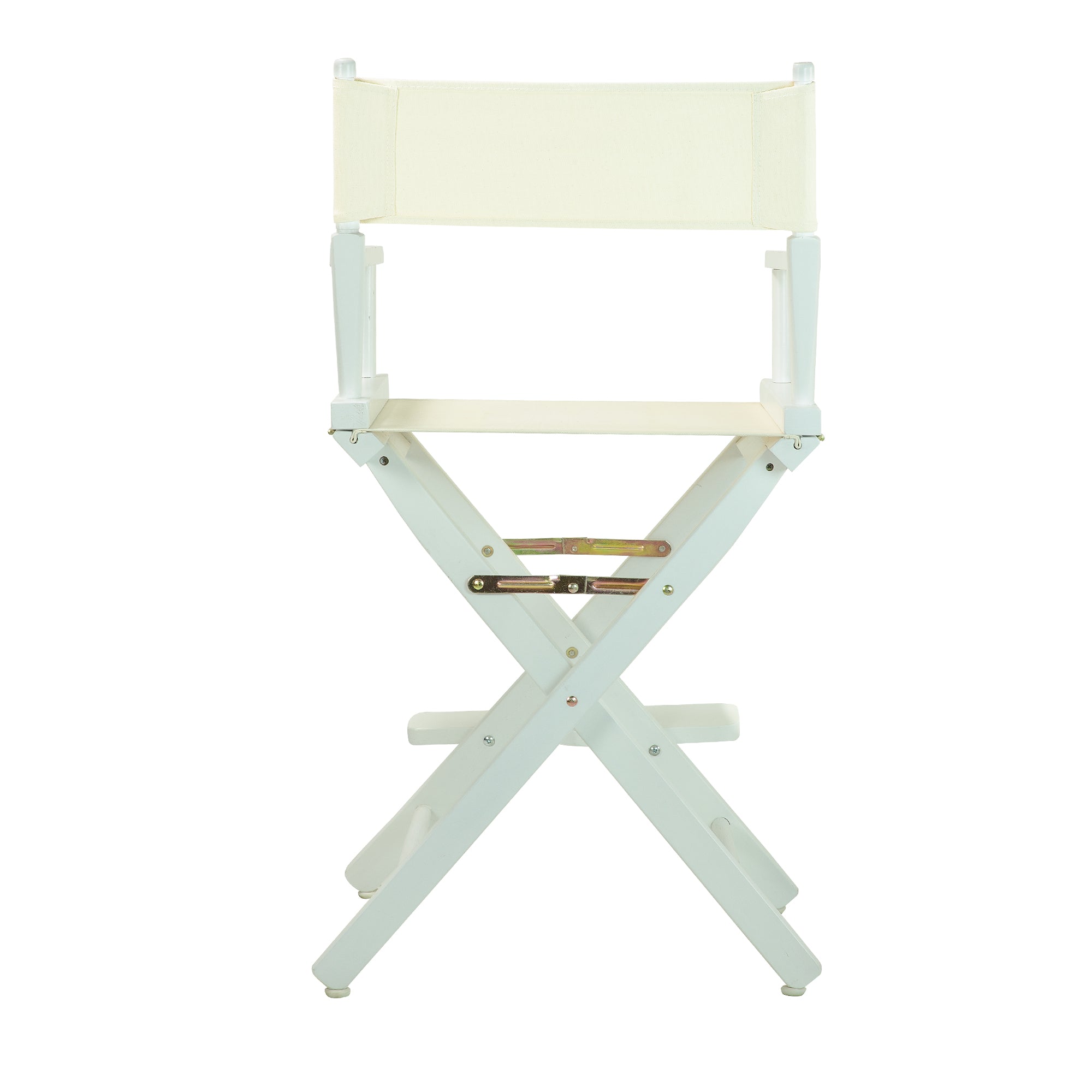 24' Director'S Chair White Frame-Natural/Wheat Canvas