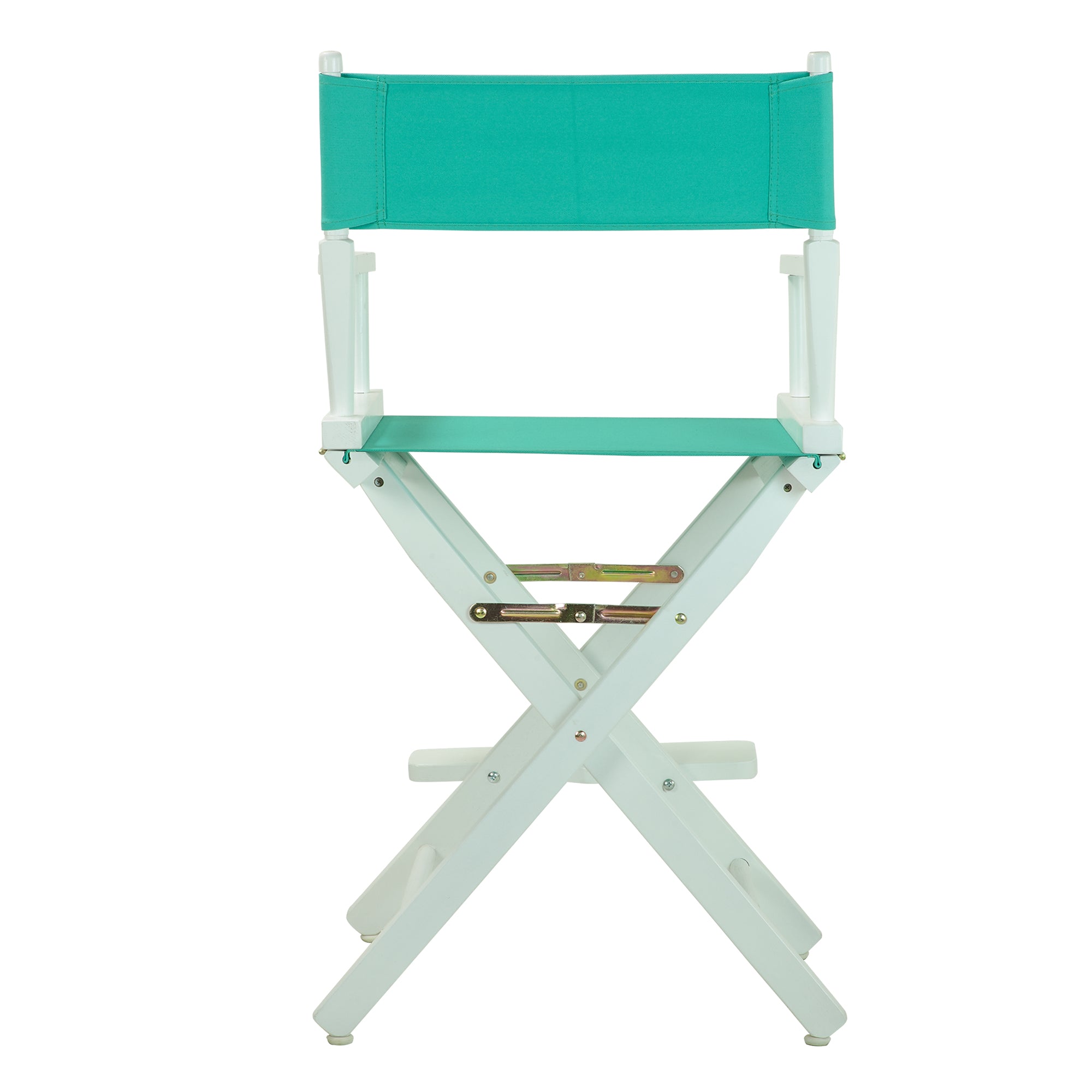 24' Director'S Chair White Frame-Teal Canvas