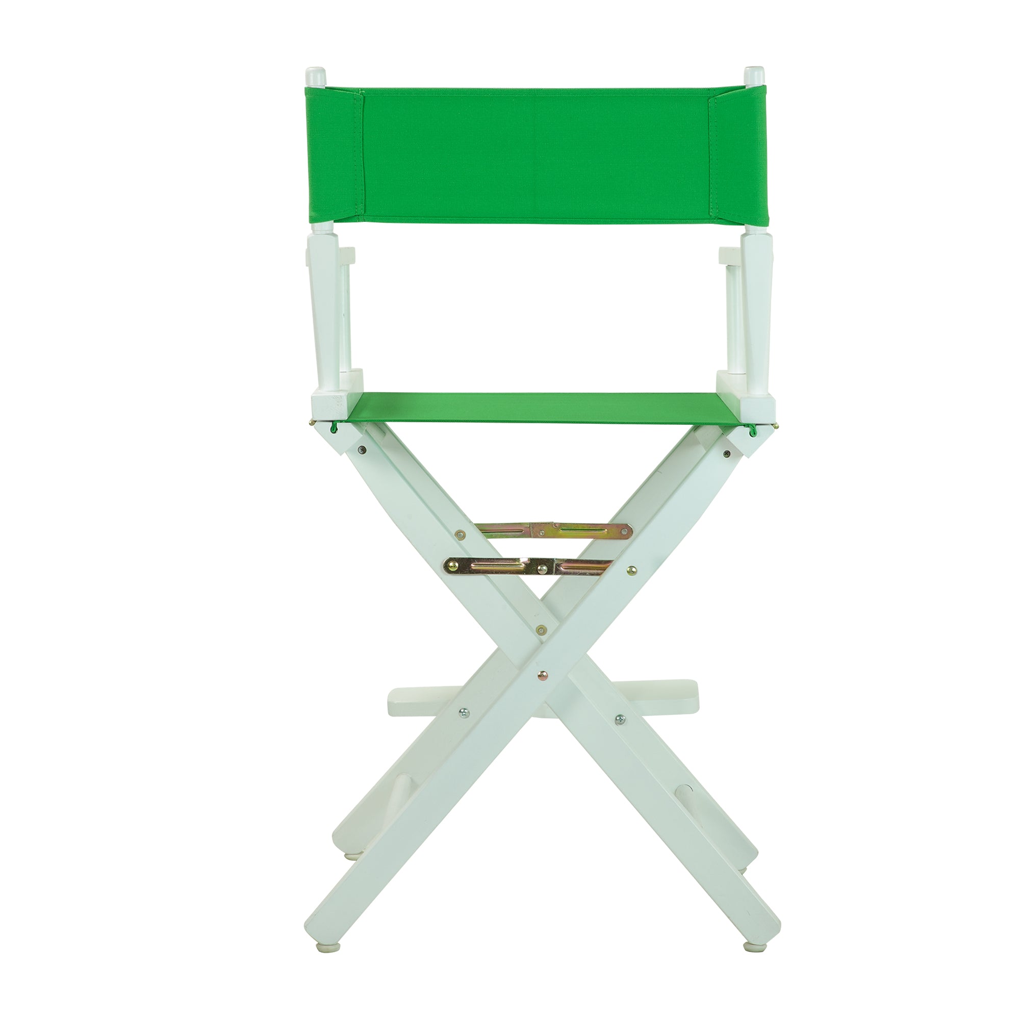24' Director'S Chair White Frame-Green Canvas
