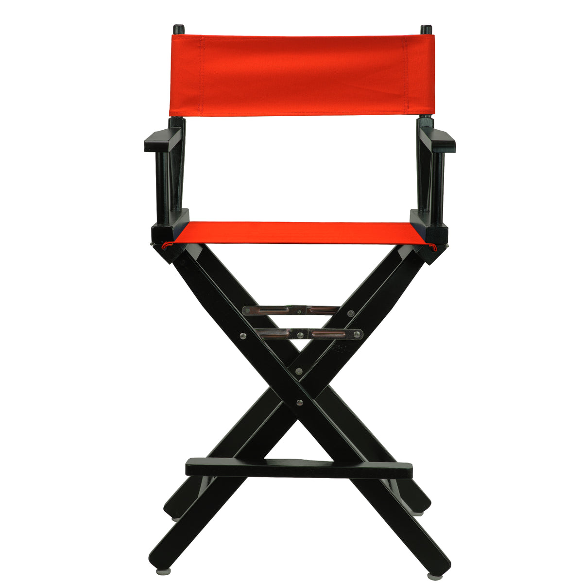 24' Director'S Chair Black Frame-Red Canvas