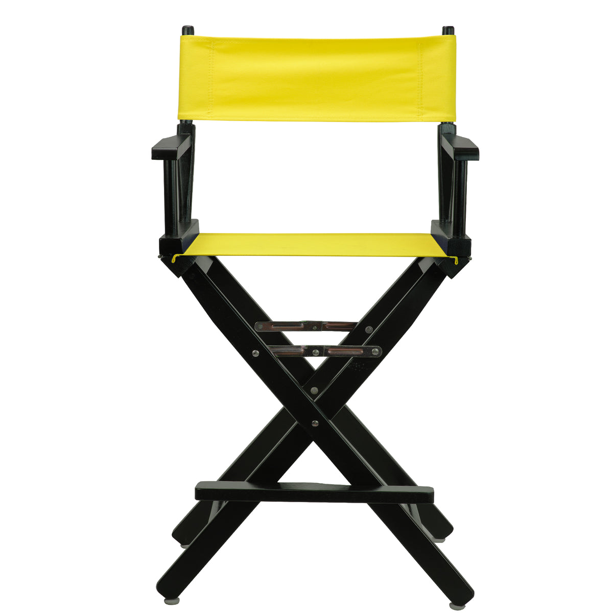 24' Director'S Chair Black Frame-Yellow Canvas