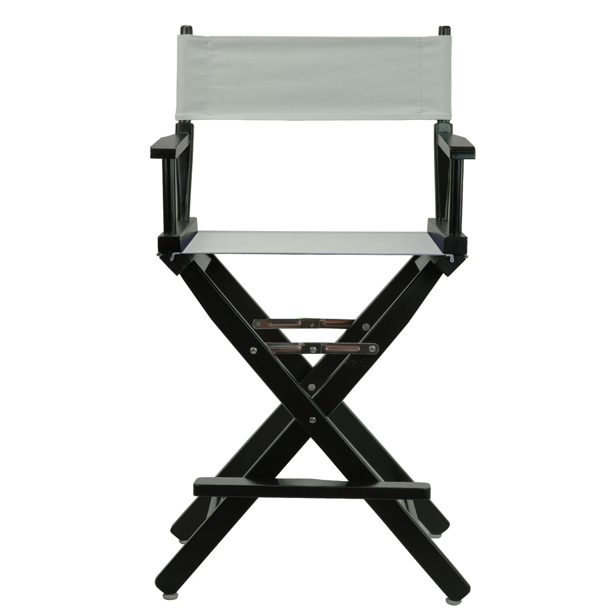 24' Director'S Chair Black Frame-Gray Canvas