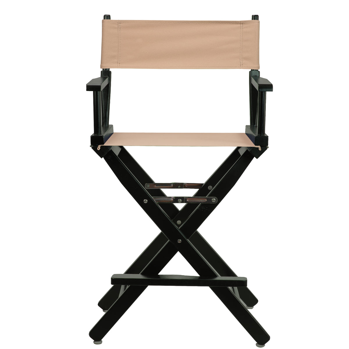 24' Director'S Chair Black Frame-Tan Canvas