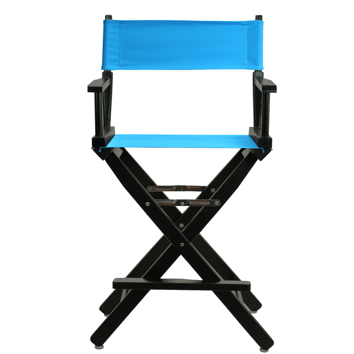 24' Director'S Chair Black Frame-Turquoise Canvas
