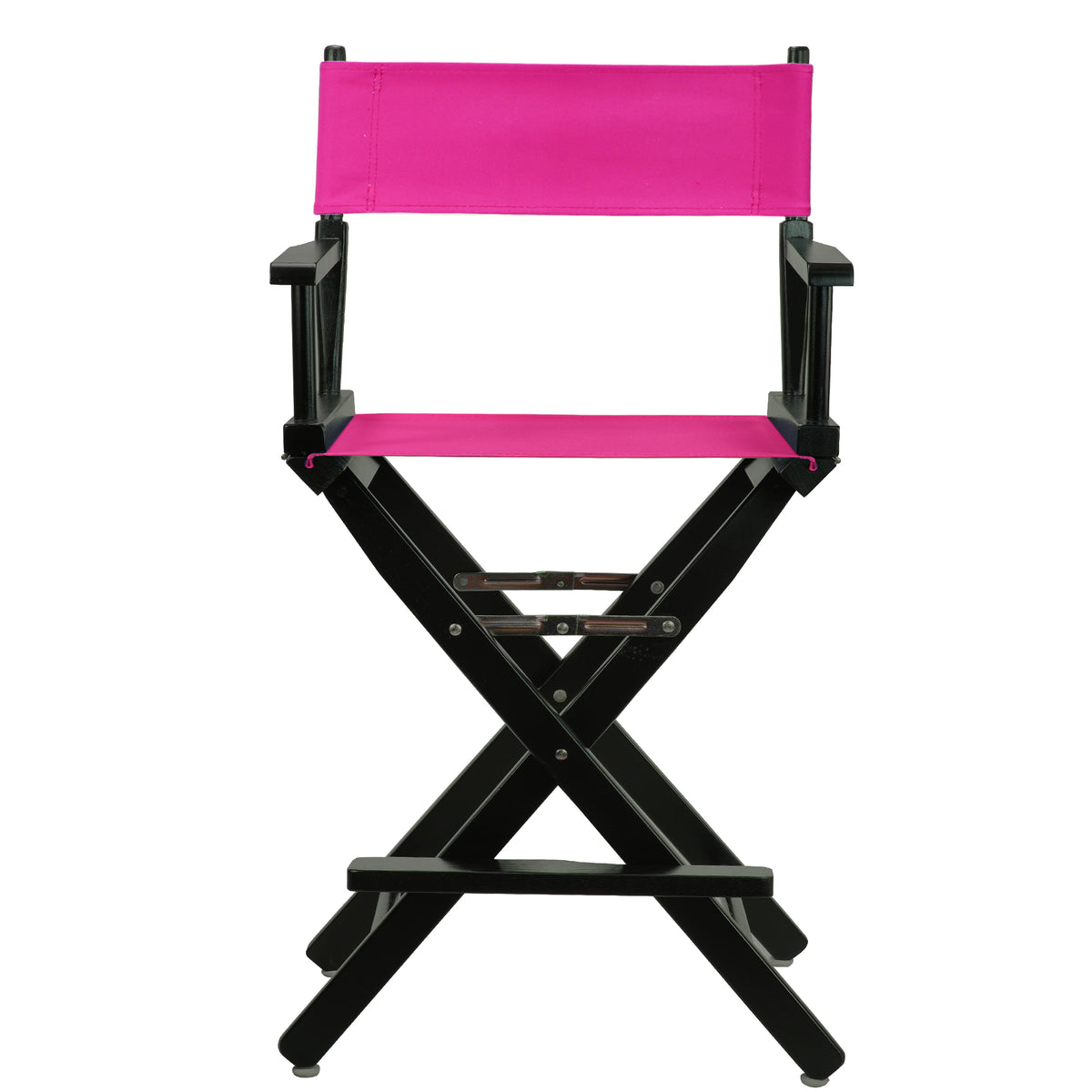 24' Director'S Chair Black Frame-Magenta Canvas