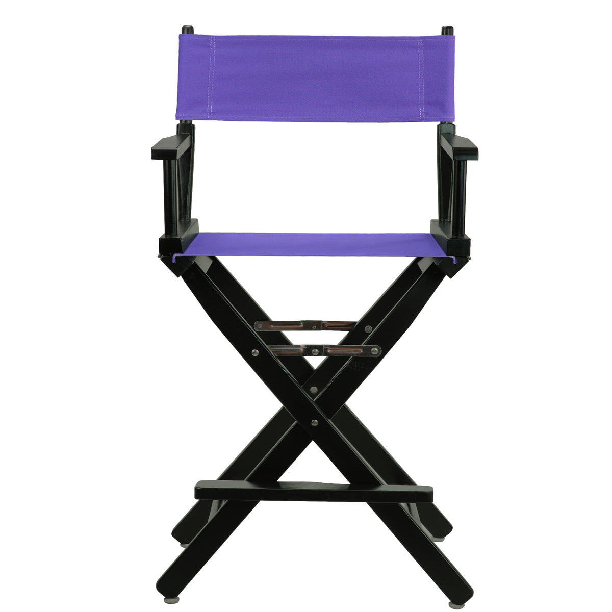 24' Director'S Chair Black Frame-Purple Canvas