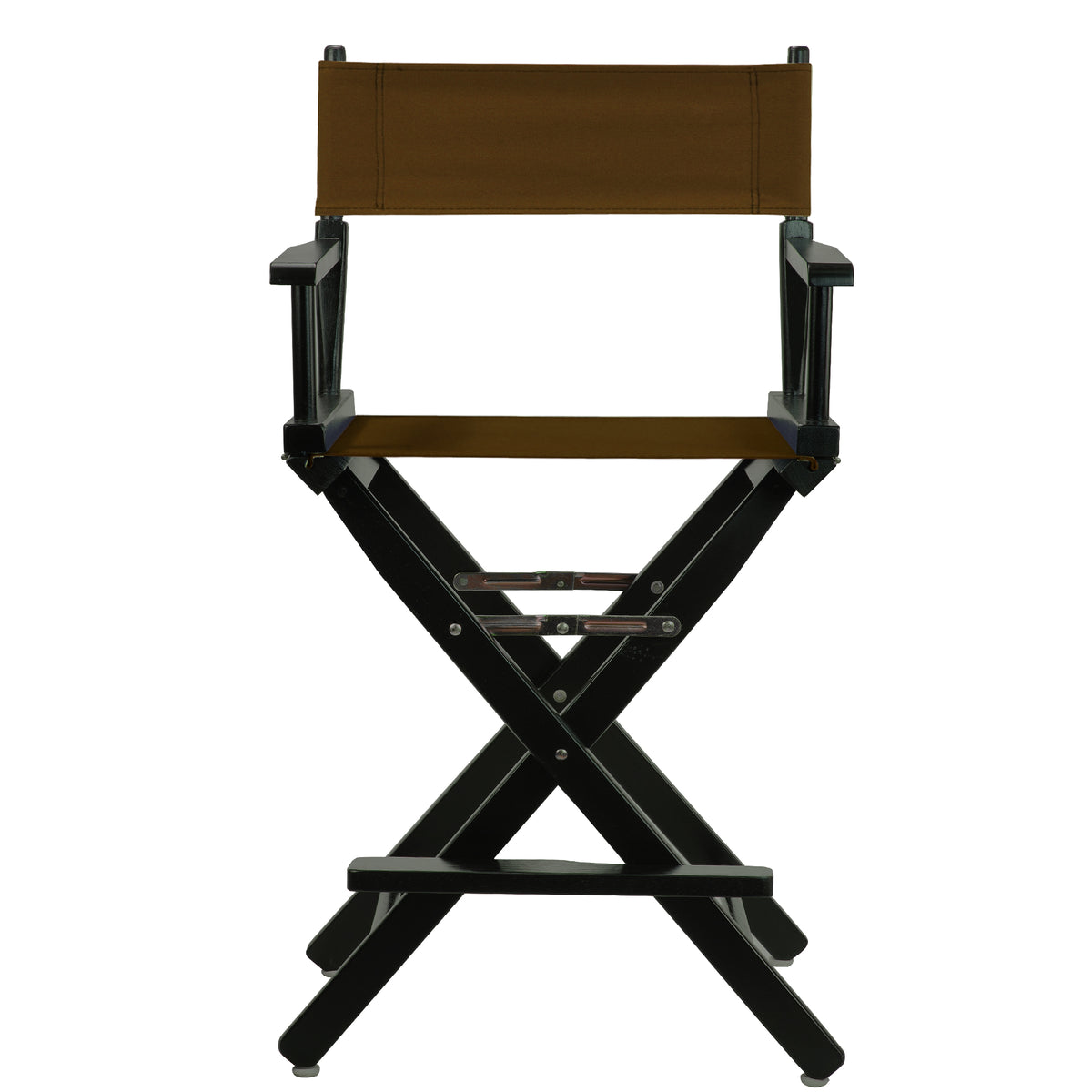 24' Director'S Chair Black Frame-Brown Canvas