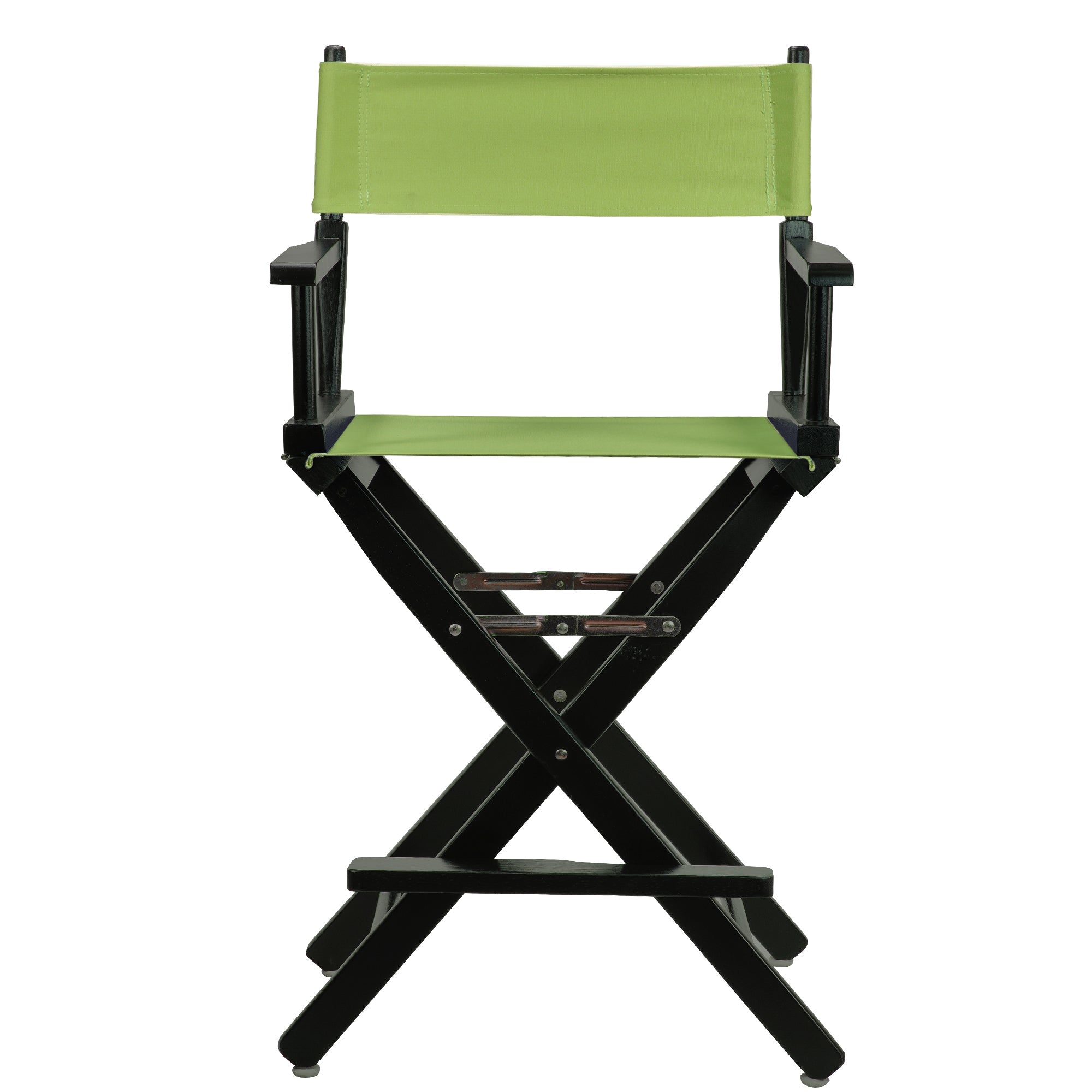 24' Director'S Chair Black Frame-Lime Green Canvas
