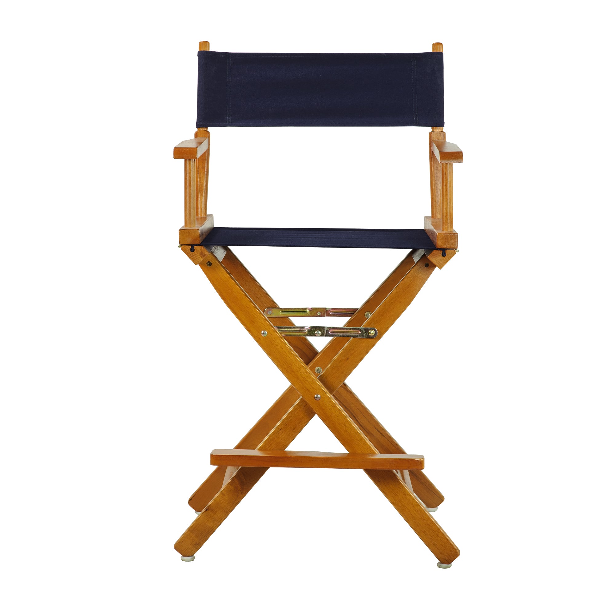 24' Director'S Chair Honey Oak Frame-Navy Blue Canvas