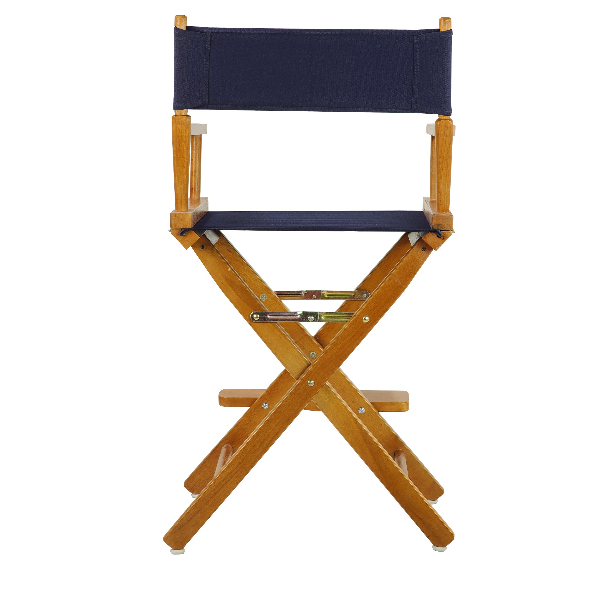 24' Director'S Chair Honey Oak Frame-Navy Blue Canvas