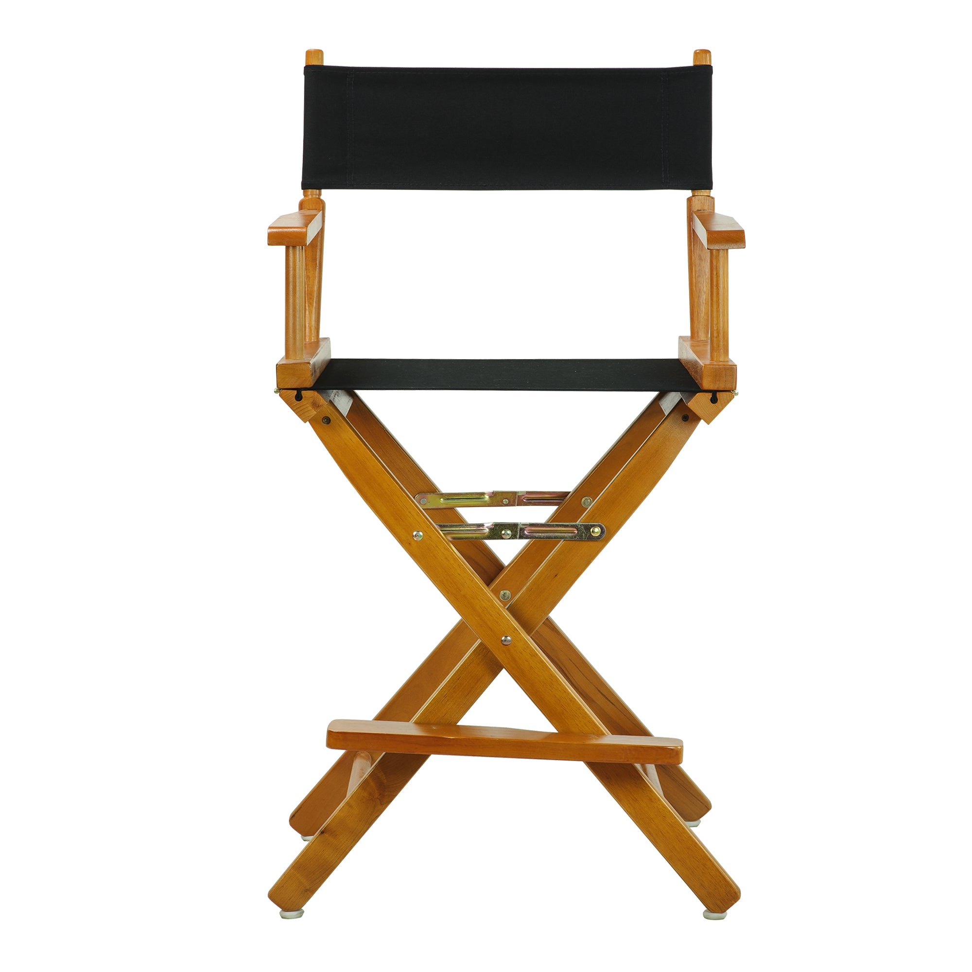 24' Director'S Chair Honey Oak Frame-Black Canvas