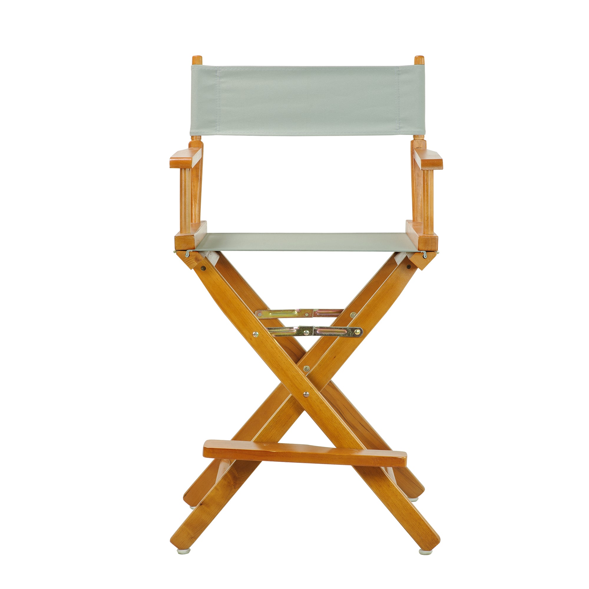 24' Director'S Chair Honey Oak Frame-Gray Canvas