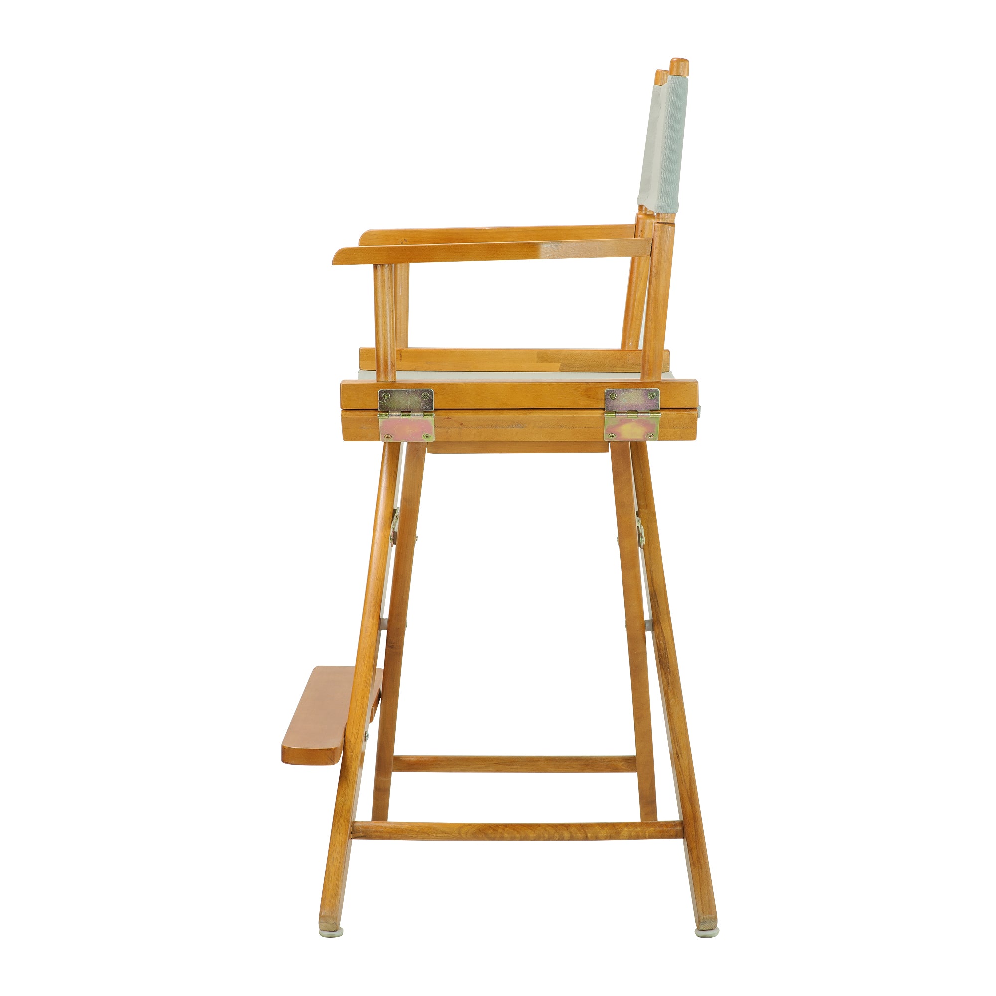 24' Director'S Chair Honey Oak Frame-Gray Canvas
