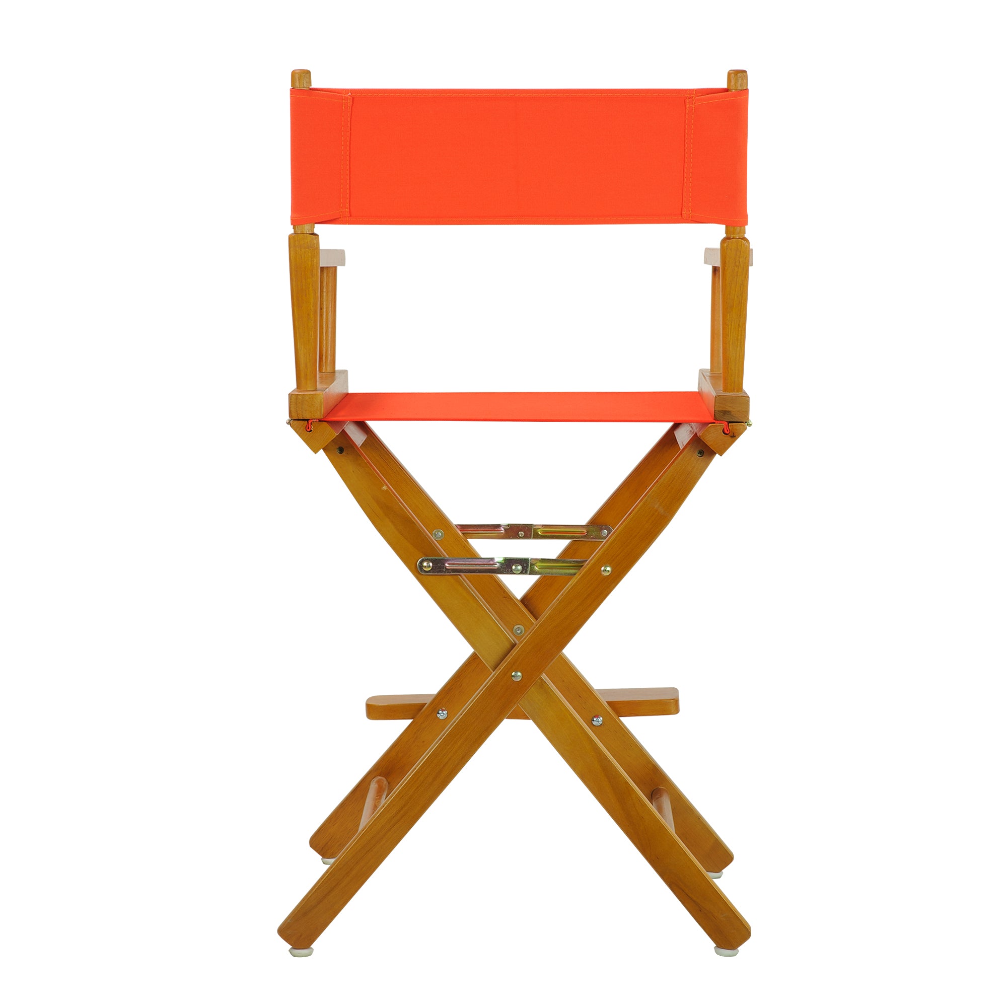 24' Director'S Chair Honey Oak Frame-Orange Canvas