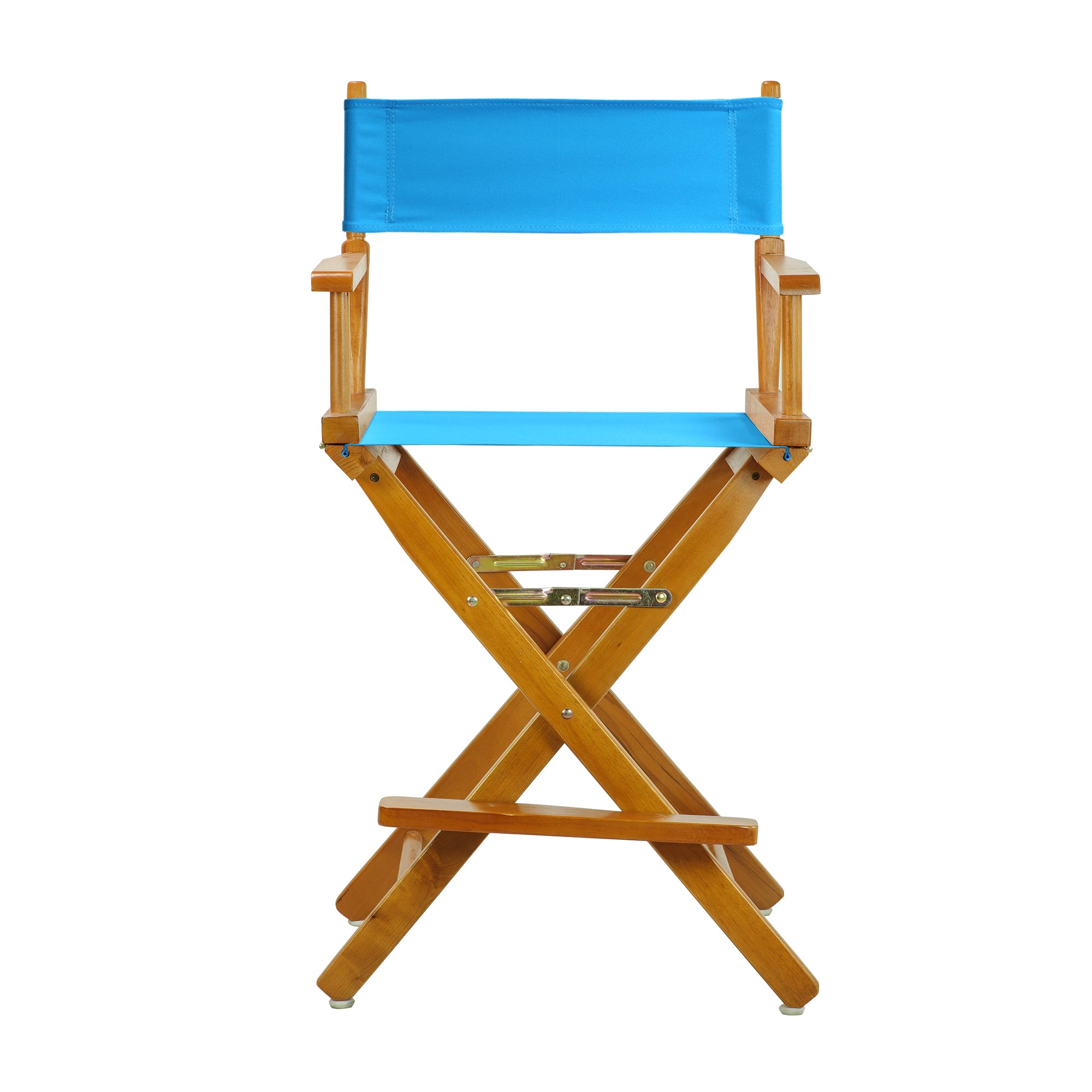 24' Director'S Chair Honey Oak Frame-Turquoise Canvas