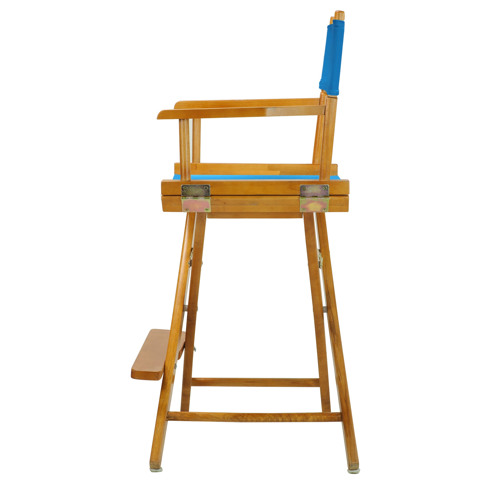 24' Director'S Chair Honey Oak Frame-Turquoise Canvas