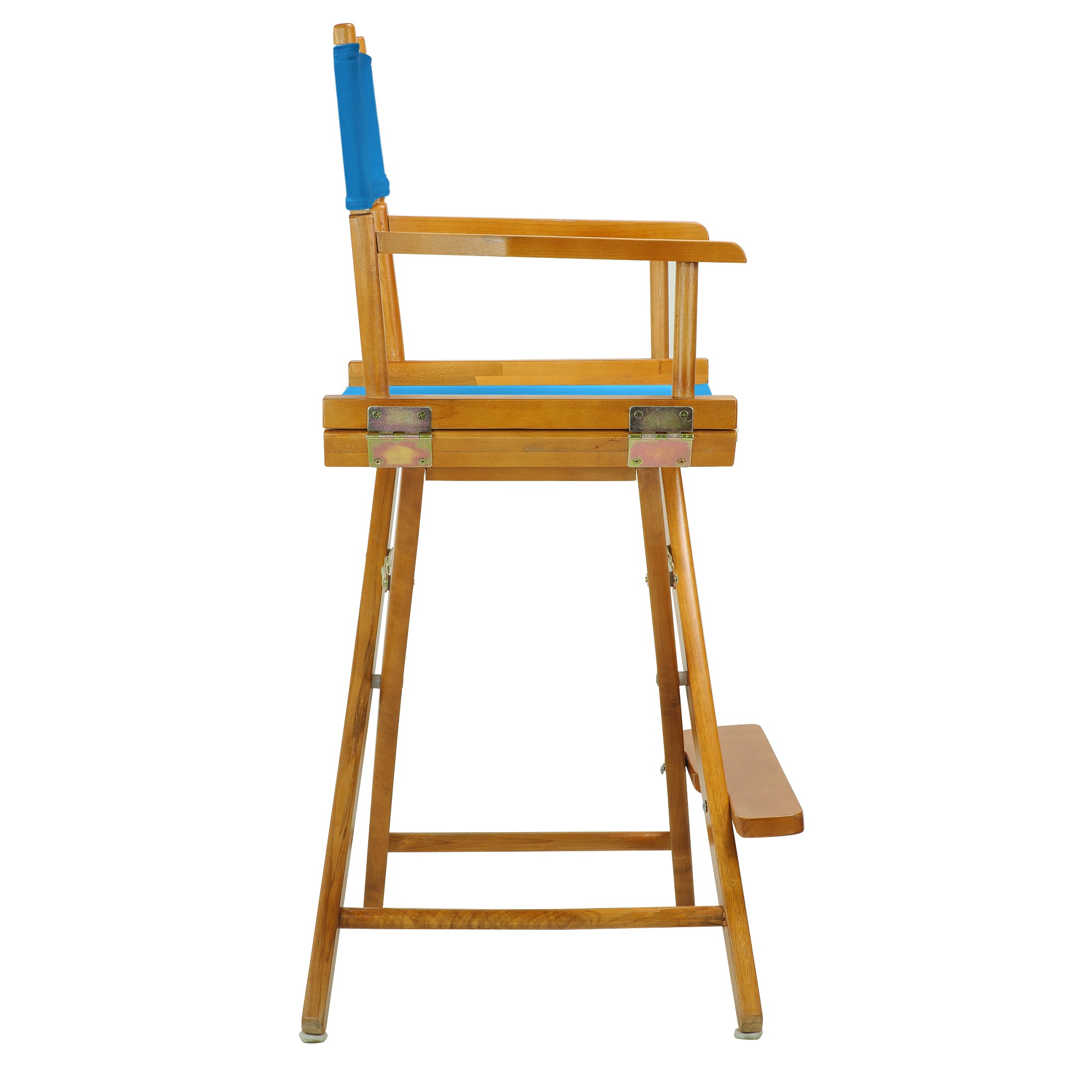 24' Director'S Chair Honey Oak Frame-Turquoise Canvas